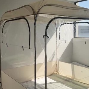 Famiglia all'aperto in PVC grande cortile per feste grande tenda inverno a buon mercato per matrimonio campeggio <span class=keywords><strong>vista</strong></span> rapida apertura Pop-up a baldacchino in maglia - Product Image 3