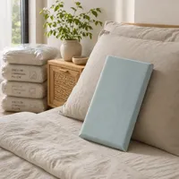Oreiller Ergonomique en Mousse à Mémoire de Forme pour le Cou, à Rebond Lent, Doux, Respirant, Orthopédique, pour un Sommeil Optimal, Transport par Compression Sous Vide