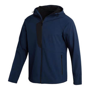 Chaqueta Softshell deportiva para exteriores de estilo superior para hombre, transpirable, de secado rápido, a prueba de viento, ecológica para invierno, senderismo, personalizable - Product Image 1