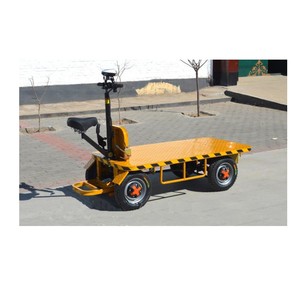 Coche plano eléctrico de logística de China/carro eléctrico carro plano eléctrico con asiento para transporte de carga coche plano - Product Image 1