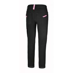 BETA Women's <b>Work</b> <b>Trousers</b> in <b>Black</b> 100% <b>Stretch</b> Cotton Multi-Pocket Design - Product Image 3