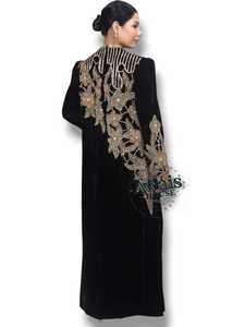 Truyền thống cộng với kích thước caftan abaya ăn mặc phụ nữ hồi giáo khiêm tốn mặc Chiều dài sàn dài tay áo cầu nguyện áo cưới EID ramadan - Product Image 3
