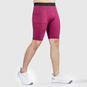 Entrenamiento Fitness Gym Wear Seamless High Waist Mens Compression Shorts Alta calidad Transpirable Viscosa Algodón Lana Quick Sporty - Product Image 1