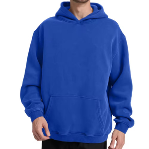 Sudadera con Capucha de Alta Calidad para Invierno, 100% Algodón, 600gsm, Lavado Ácido, Estilo Vintage, Efecto Desgastado por el Sol, Bordado con Logotipo Personalizado - Product Image 2