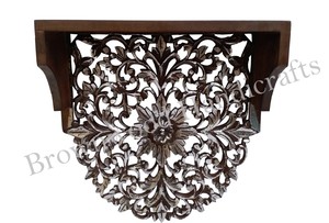 Lot de 3 bougeoirs en bois de manguier blanchis charme rustique pour la décoration de la maison en toute occasion prix de gros de l'exportateur - Product Image 6