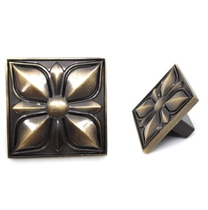 Fleur forme ronde luxe boutons armoire à tiroirs pour la maison commode porte armoire meubles décoratif cuisine armoire poignée boutons - Product Image 1