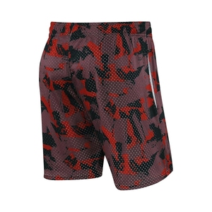 Mesh Men's Casual Shorts Wholesale Customization Design Logo Sublimated High Quality Sportswear Polyester/Cotton Elastic Waist - Product Image 4