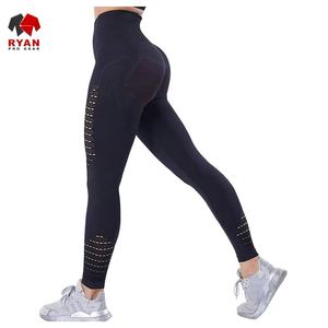 กางเกงเลกกิ้งแฟชั่นสำหรับผู้หญิงเอวสูงรัดรูปยืดได้ชุดเล่นโยคะใส่สบายระบายอากาศได้ดี - Product Image 4