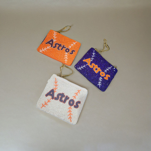 Pochette perlée à la mode Game Day sacs de soirée porte-monnaie de créateur brodé à la main avec fermeture à glissière en nylon durable - Product Image 4