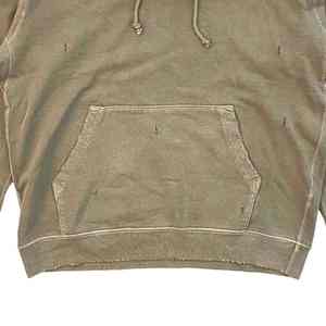 Sudadera Extra Grande Desgastada para Hombre, Transpirable, Básica, Mezcla de Algodón, de Bajo Precio, Calidad Térmica, Sudadera Desgastada para Hombre - Product Image 4