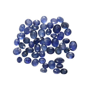 เครื่องประดับที่สวยงามของแท้5x7มม. รูปไข่ที่มีคุณภาพสูง iolite สะอาดในราคาขายส่งสำหรับการทำเครื่องประดับ - Product Image 1