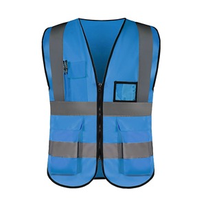 เสื้อกั๊กนิรภัยสะท้อนแสงสีเหลืองมองเห็นได้ชัดเจนเสื้อกั๊กกันน้ำสำหรับใส่ทำงาน - Product Image 1