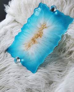 ถาดเสิร์ฟอีพ็อกซี่เรซินทำจากกระบวนการแฮนด์เมดของใช้จำเป็นสำหรับห้องครัวในบ้านร้านอาหารโรงแรม - Product Image 2