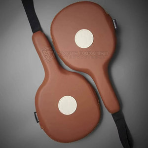 Paletas de boxeo de cuero PU para práctica de objetivo, paletas de entrenamiento de boxeo con muñequeras para un manejo seguro - Product Image 6