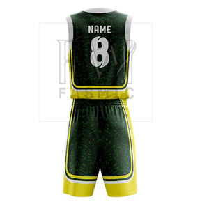 Ensemble d'uniformes de basket-ball pour hommes de Pékin personnalisés dernière conception avec short brodé respirant pour l'entraînement. - Product Image 2