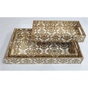 ถาดเสิร์ฟอาหารสไตล์ใหม่สุดหรูถาดเสิร์ฟสำหรับโรงแรมและโต๊ะคาเฟ่ - Product Image 2