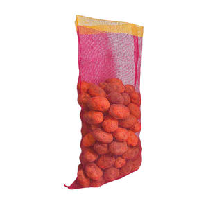 Sac personnalisable en maille PE avec impression offset pour emballage d'ail et d'agriculture recyclable 37x65cm Sac fenêtré - Product Image 5