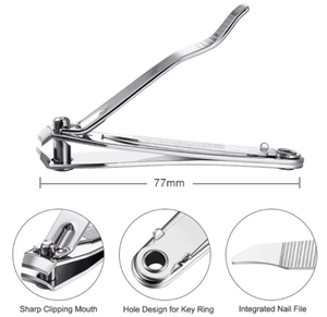 Vente chaude Outils De Soins Des Ongles En Acier Au Carbone Manucure Ensemble Pédicure Cuticule Orteils Doigts Coupe-Ongles Ensembles Par ANAAIF - Product Image 2