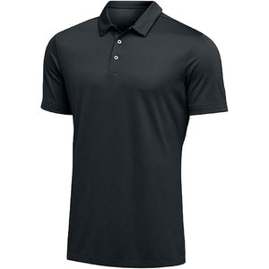 Logo personnalisé Slim Fit hommes pour polos respirant tricoté décontracté brodé col court à manches longues T-Shirts en vrac - Product Image 6