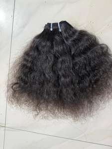 Extensiones de cabello Remy indio Virgen al por mayor, modelo de cuerpo, cutícula alineada, onda profunda suelta, mechones rizados, cabello Afro vietnamita - Product Image 5
