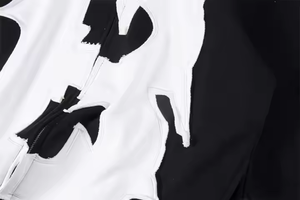 Sweat à capuche intégral SS25 Glo Gang pour homme et femme, broderie en strass, fermeture éclair, 100% coton, décontracté, hiver, capuche, uni, tissu en molleton 450GSM - Product Image 6