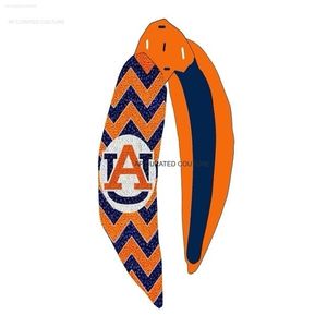 Bandeau large noué à la main perlé Gameday Design pour femmes et filles bandes de cheveux de fête de Football d'équipe de sport - Product Image 4