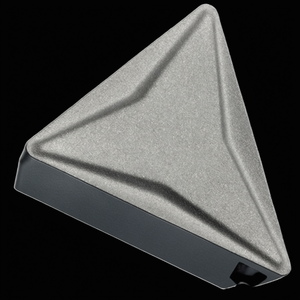 Inserto de Torneado Indexable ISO TPMR 110304-PF2TT010 Gris, Profundidad de Corte 3mm, para Herramienta de Torneado, Paquete de 10 - Product Image 3