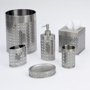 Juego de baño de latón antiguo decorativo - Product Image 6