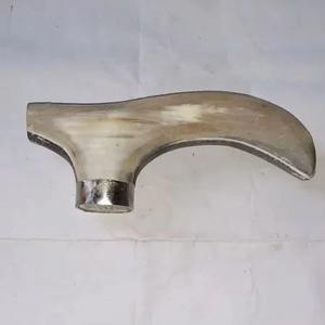 Bastón de Senderismo de Lujo Vintage de Cuerno de Búfalo, Bastón de Senderismo Duradero de Acrílico para Zurdos, para Personas Mayores y Discapacitadas, para Acampar - Product Image 6