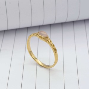 Unique Pink <b>Rose</b> <b>Quartz</b> Gemstone <b>Ring</b> Handmade Design <b>Rose</b> <b>Ring</b> For Women - Product Image 1