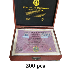200 Billetes de Banco de Zimbabue de <span class=keywords><strong>Cincuenta</strong></span> Dólares, Rollos de Billetes de Papel con Diferentes Números de Serie, Coleccionables en Caja - Product Image 4