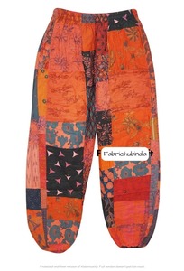 Multi color Patchwork Harem Pantalones Rayón Harem Pantalones Mujer Verano Pantalones Festival Ropa al por mayor - Product Image 6