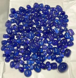 Piedras preciosas de cabujón de tanzanita natural, piedras sueltas de alta calidad para la fabricación de joyas, venta al por mayor y tamaños personalizados disponibles - Product Image 2