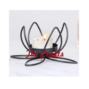 Portavelas de Color negro de hierro a granel, forma Rectangular, decoración para el hogar y el hotel, portavelas - Product Image 4