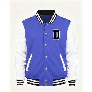 Chaqueta Universitaria Personalizada con Letras de Equipo, Estilo Urbano Moderno, Chaqueta Varsity, Estilo Bomber de Moda en un Estilo Único - Product Image 1