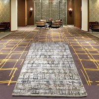 Tapis shaggy doux abstraits modernes indiens fabriqués à la machine, la meilleure qualité artisanale turque, grands tapis de salon