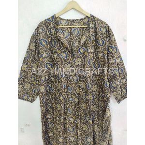 Meilleurs produits de vente 2023 décontracté été robe d'été femmes longue Maxi coton lin soleil plage Boho robe tenue de soirée - Product Image 4