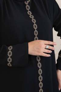 Nouvelle saison femmes été islamique Abaya robe caftan tunique viscose fabrication turque - Product Image 2