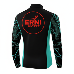 Camiseta de Protección Solar para Hombre, Manga Larga, Secado Rápido, Diseño de Puntos, para Surf, Natación, Buceo, Fitness, Deportes Acuáticos - Product Image 2