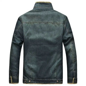 แจ็คเก็ตยีนส์ผู้ชายสไตล์วินเทจแบบทำเก่า แนวฮิปฮอป ราคาส่ง พร้อมจำหน่าย - Product Image 6