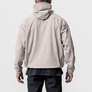 Factory Direct Premium Quality Men's Half Zip Hoodie Comfortable Breathable Fabric Customizable Design New Arrival for Spring - Product Image 2