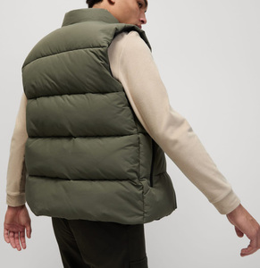 Gilet léger pour homme, veste sans manches matelassée, veste d'hiver chaude, décontractée, pour le travail en extérieur, coupe-vent, chauffe-corps, tendance moderne - Product Image 6