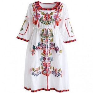 Robe longue élégante à imprimé Floral pour femmes, tenue longue à volants - Product Image 2