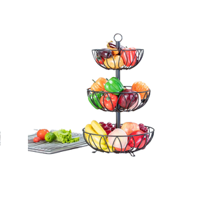 Industrial Quality <b>Metal</b> Wire Fruit Basket & Magazine Storage Organizer Kitchen Storage <b>Bins</b> for Food Use - Product Image 1