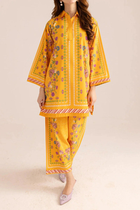 Ensemble de costume Salwar Kameez pour femmes en coton de qualité supérieure, 2 pièces, imprimé numérique, style indien et pakistanais, longue robe de soirée - Product Image 6