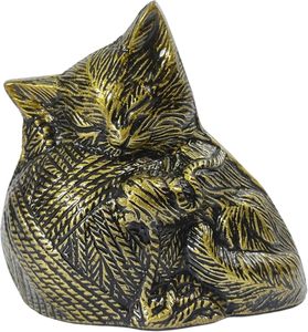 Luxury <b>Cat</b> Sculpture Cremation <b>Urn</b> | Artistic Decorative Memorial <b>Urn</b> for <b>Cats</b> - Product Image 5