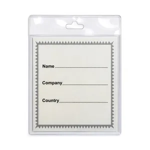 Porte-badge personnalisé transparent en PVC - Product Image 1