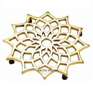Indian Handmade Cast Metal <b>Trivet</b> at Discount Rate New Shape <b>Trivet</b> Cheap Price <b>Trivet</b> for Luxury Home at Discounted Price - Product Image 2