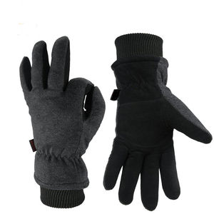 Guantes de Esquí para Deportes de Invierno, de Cuero, Térmicos, Impermeables, con Cierre de Velcro y Agarre para las Manos, Unisex - Product Image 6