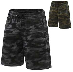 Pantalones cortos para correr para hombre, pantalones cortos negros de secado rápido para Fitness, pantalones cortos de doble capa para hombre, nuevo deporte, entrenamiento, culturismo - Product Image 1